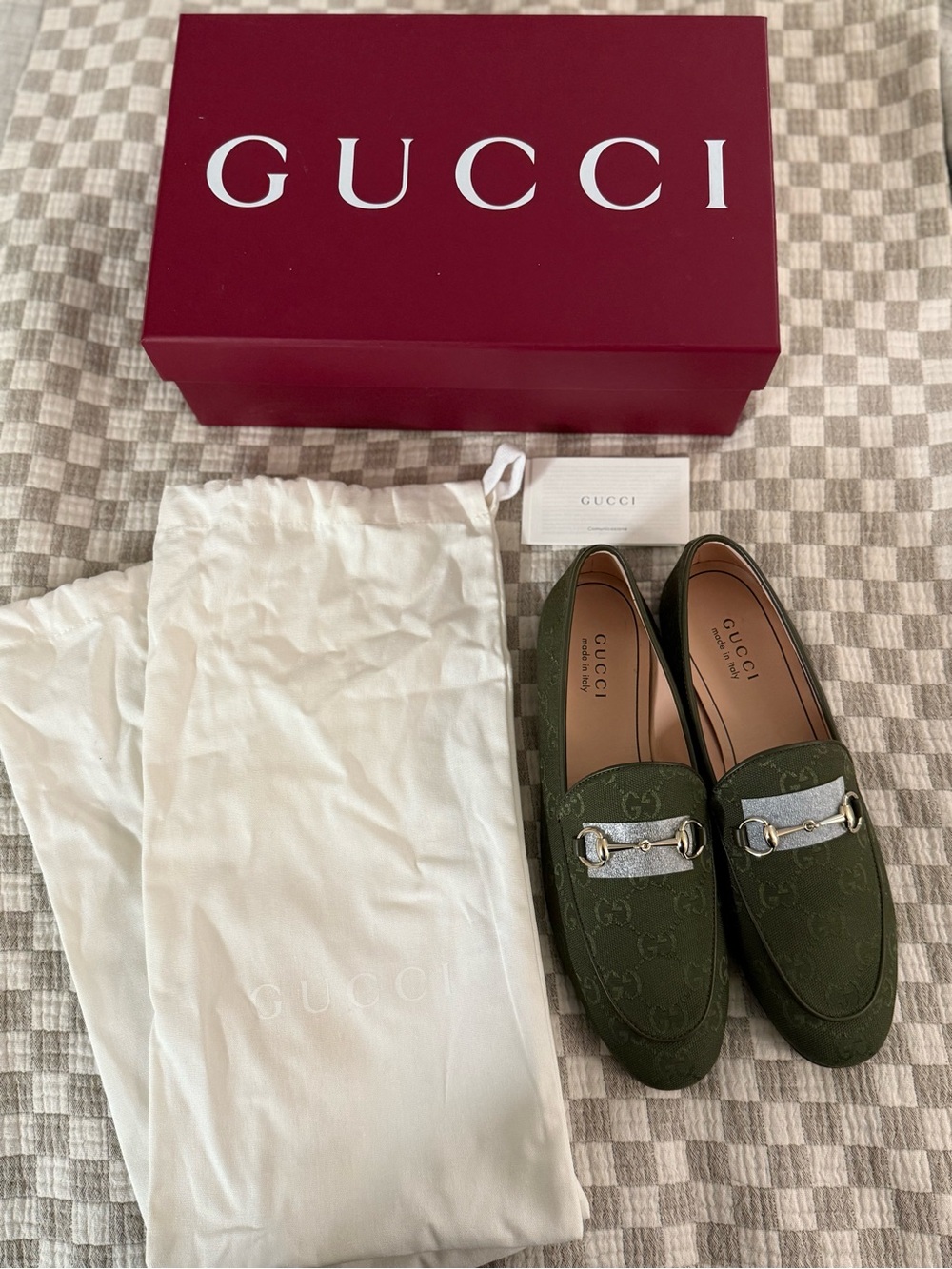 Gucci Jordaan GG Canvas Loafers - Picture 7 of 7